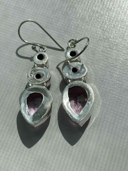 Photo of free Pink Crystal Earrings 925 Silver (Dow’s Lake) #2