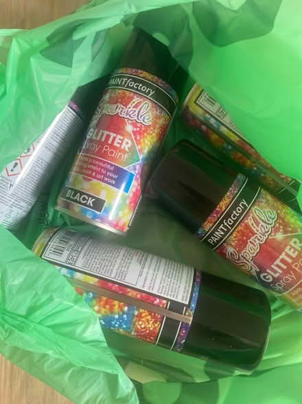 Photo of free Black glitter spray paint (Oldfield Park, Bath) #1