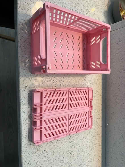 Photo of free Small foldable containers x 2 (Rathfarnham) #1