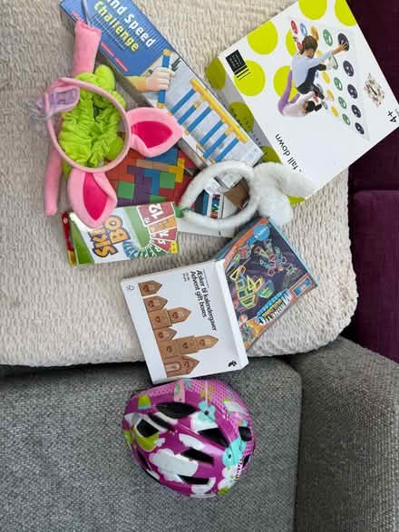 Photo of free Bundle of Kids games and bike helmet (Belsize Park NW3) #1