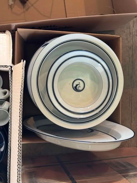 Photo of free Blue & White Dish Set (Abington, near Library) #3