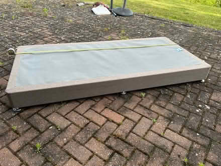 Photo of free Upholstered Single Bed Base (Garsington OX44) #1