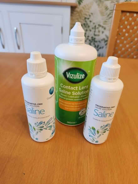 Photo of free Contact lens solution (Church RG2) #1