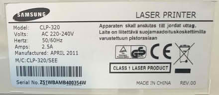 Photo of free Colour Laser Printer (Colletts Green WR2) #1