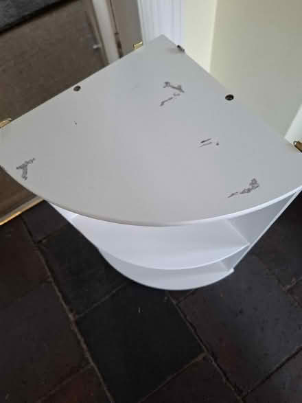 Photo of free White Corner Shelf (Lowdham NG14) #2