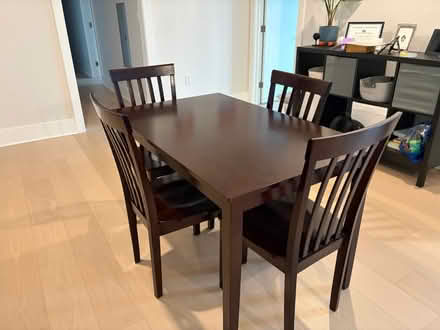 Photo of free Table with 4 chairs (01880) #2