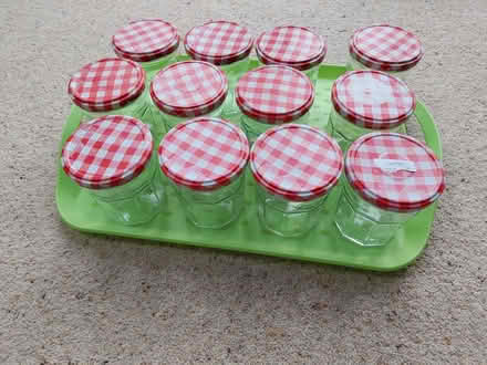 Photo of free A dozen wide neck jam jars (Portishead BS20) #1