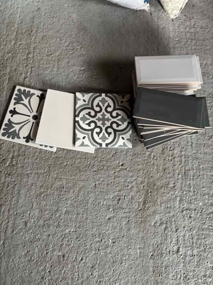 Photo of free Small amount of various grey coloured tiles (Hallatrow BS39) #1