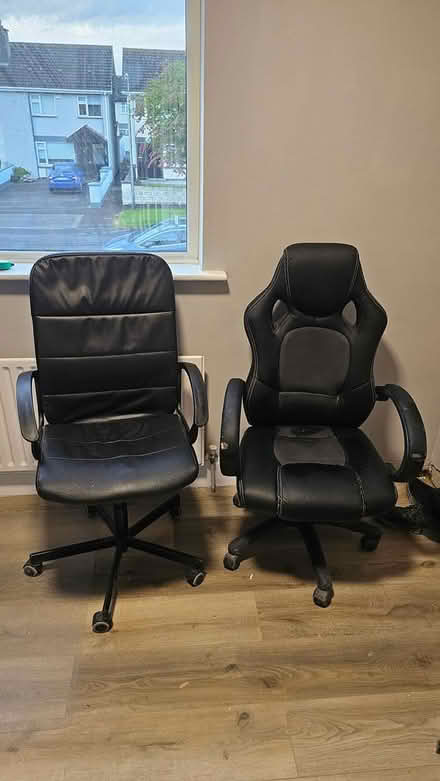 Photo of free Leather Swivel chairs (Citywest or Dunboyne) #1