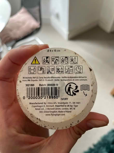 Photo of free Small pillar candle (SW11) #2