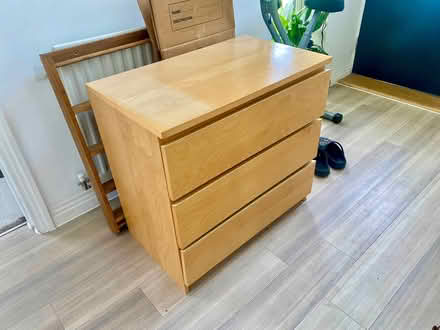 Photo of free IKEA MALM Birch Chest of Drawers (NN11 2PE) #1