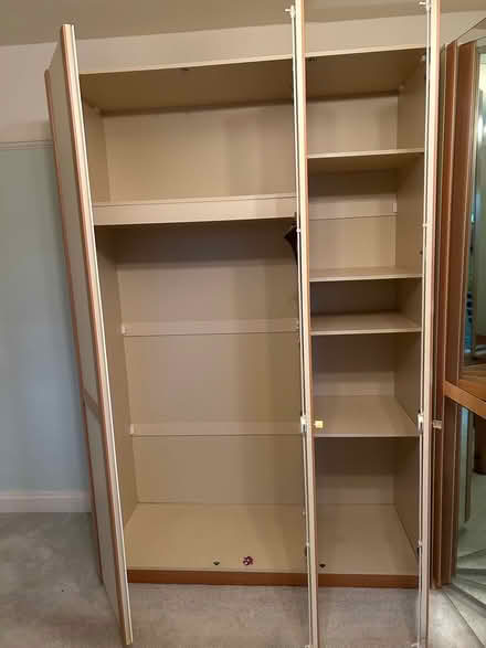 Photo of free large wardrobe and shelving unit (Burbage SK17) #3