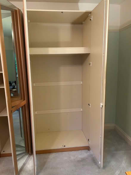 Photo of free large wardrobe and shelving unit (Burbage SK17) #4