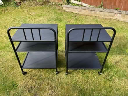 Photo of free Black metal bedside tables (Brentry, BS10) #4