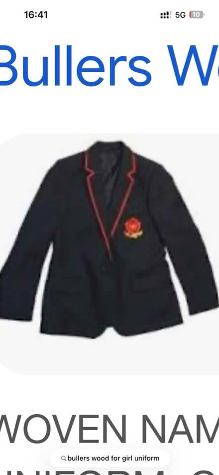 Photo of Bullers wood uniform (Bromley north BR1) #1