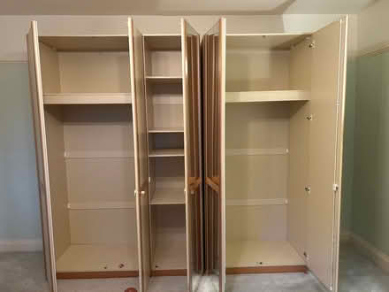 Photo of free large wardrobe and shelving unit (Burbage SK17) #2