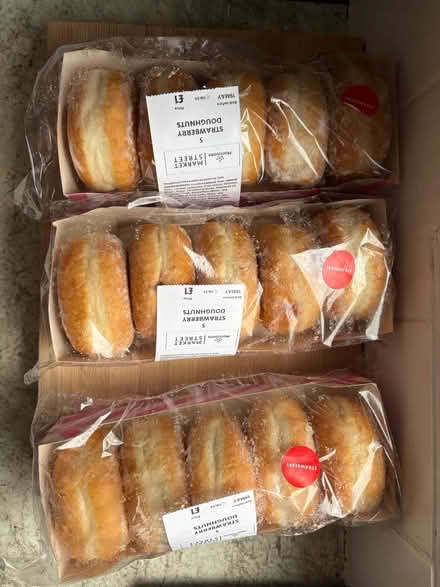 Photo of free Strawberry donuts (Sutton Benger SN15) #1