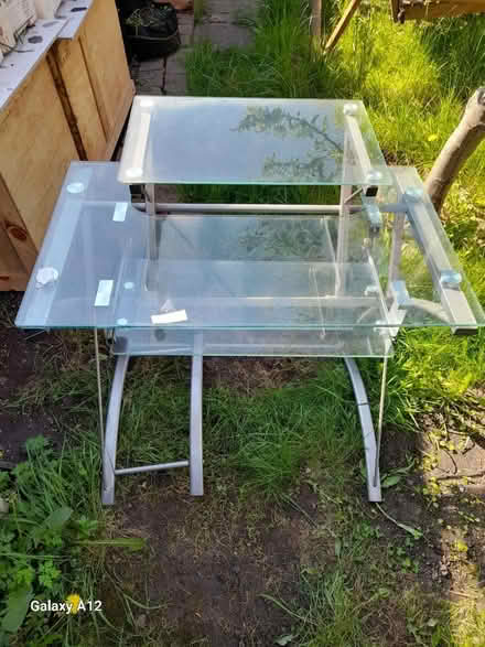 Photo of free Glass computer table (Ardwick M13) #1
