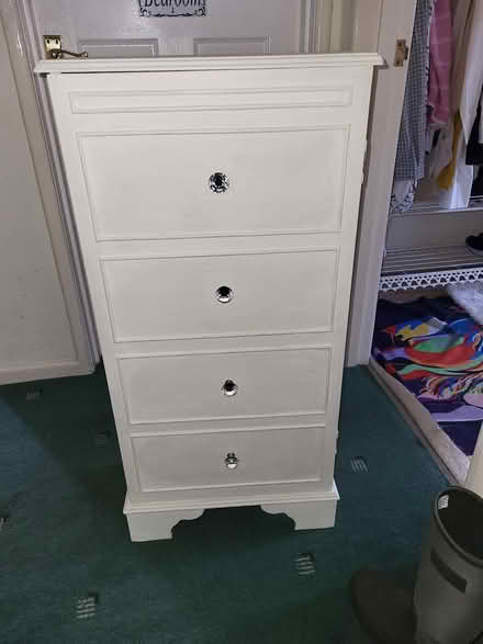 Photo of free White Wooden cupboard (Sheriff hutton YO60) #1