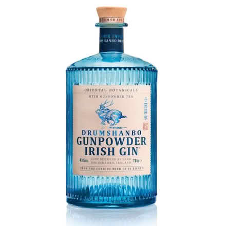 Photo of Empty Gunpowder gin bottle and cork (Central Lancaster LA1) #1