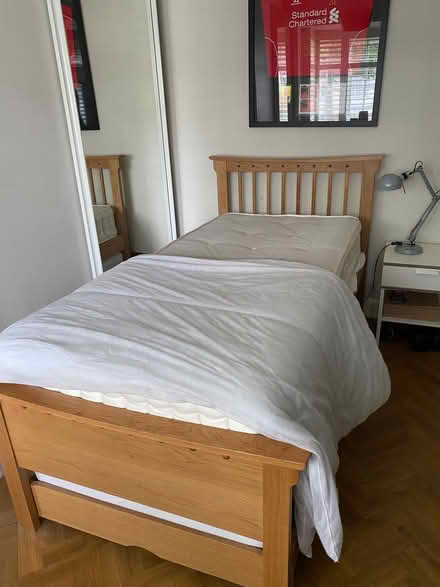 Photo of free Single bed + trundle bed (mattresses included) (Ealing W5) #1