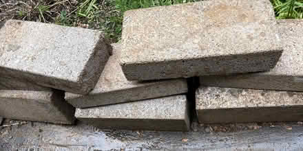 Photo of free 30 concrete blocks/ Coursing bricks for shed foundation etc (Roehampton SW15) #2