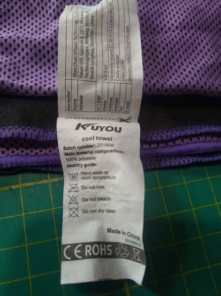 Photo of free Set of 3 cooling towels (West Croydon CR0) #2