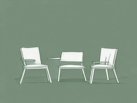 Photo of 4 dining room chairs - light colour wood (Ifton Heath SY11) #1