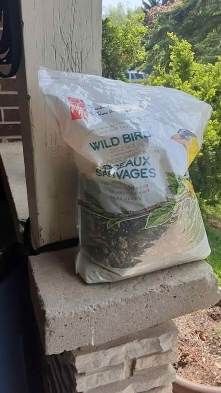 Photo of free Birdseed and feeder (Southdown and Truscott) #1