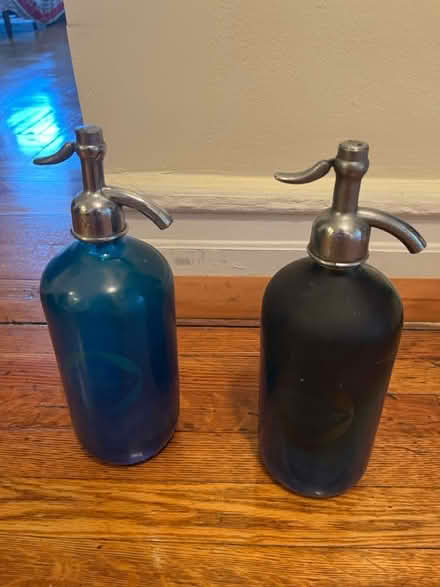 Photo of free 2 vintage seltzer bottles decor (Kensington Brooklyn) #2