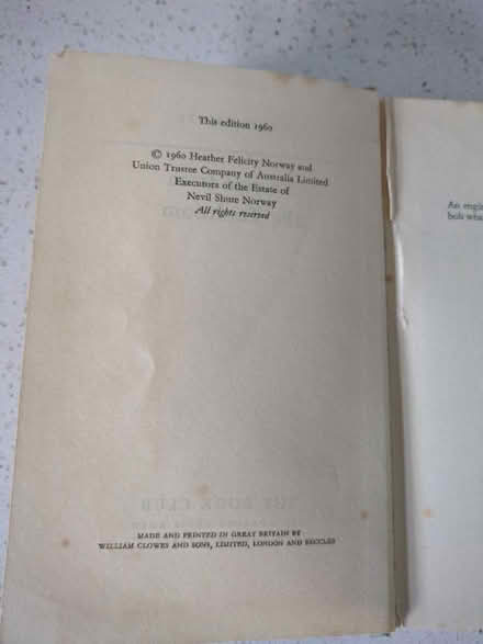 Photo of free Vintage book (Orgreave S13) #2