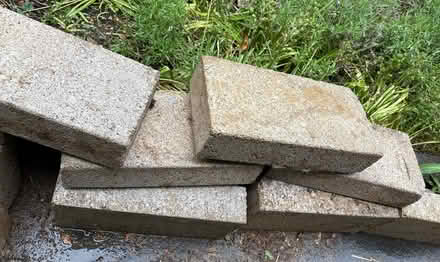 Photo of free 30 concrete blocks/ Coursing bricks for shed foundation etc (Roehampton SW15) #1