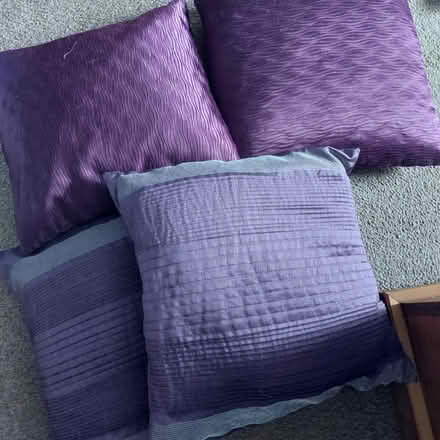 Photo of free 4 Purple/Claret cushions (Wakefield WF1) #1
