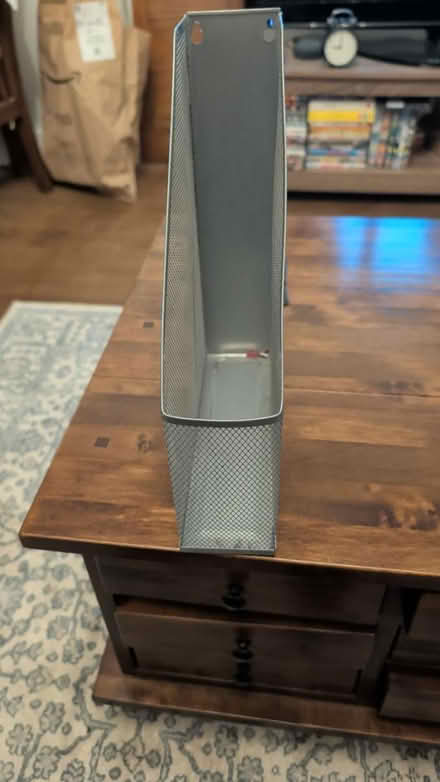 Photo of free Silver desk organiser (TW10) #2
