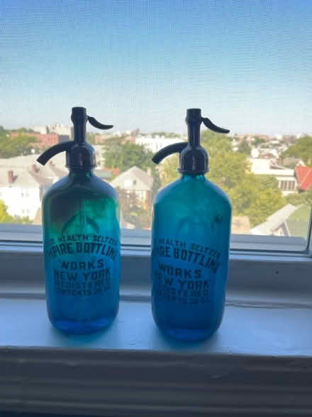 Photo of free 2 vintage seltzer bottles decor (Kensington Brooklyn) #1