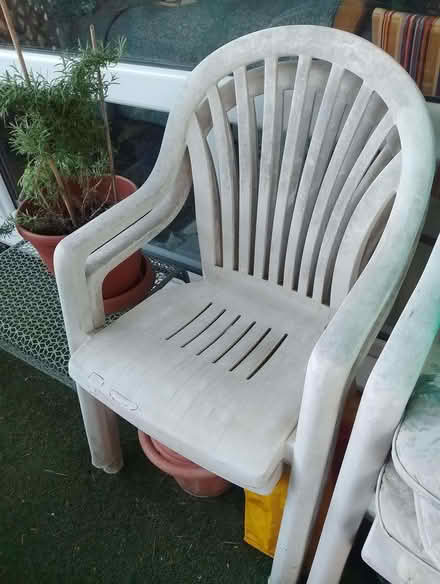 Photo of free Garden chairs - hard plastic (South Woodford E18) #2