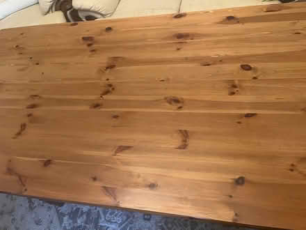 Photo of free Oak coloured dining table/desk (Sanderstead) #2
