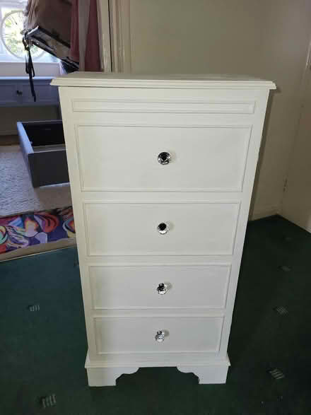 Photo of free White Wooden cupboard (Sheriff hutton YO60) #2