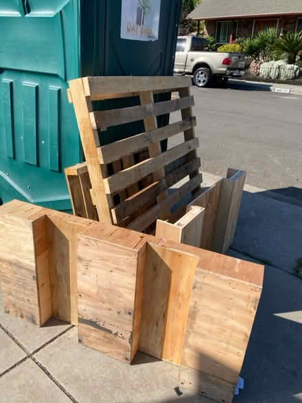 Photo of free Wood pallets and plywood packaging (David & Bancroft) #1