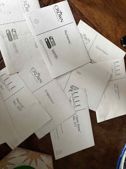 Photo of free Crown paint sample cards (Kendal LA9) #2