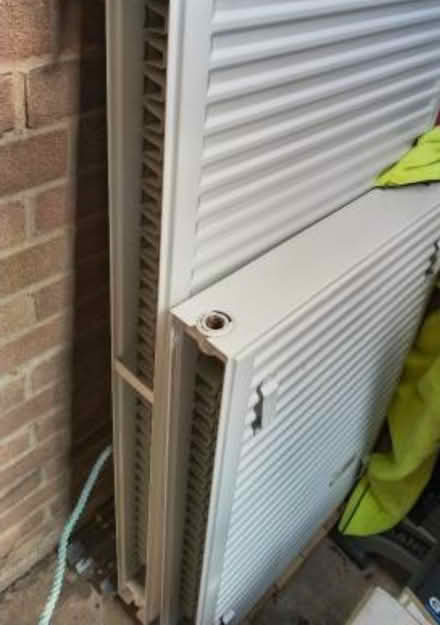 Photo of free Two white radiators (Harrold. MK43) #1
