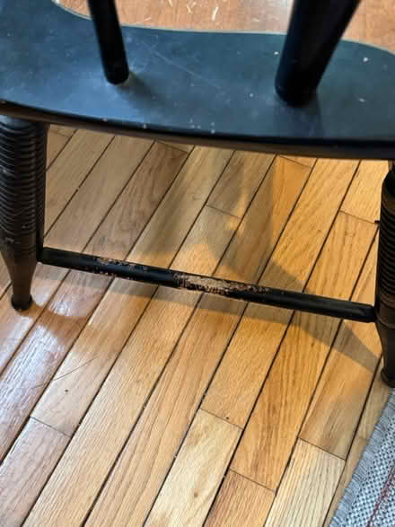 Photo of free Nichols & Stone stenciled bench (Groton, near Lawrence Academy) #4