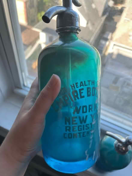 Photo of free 2 vintage seltzer bottles decor (Kensington Brooklyn) #3