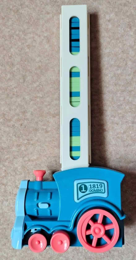 Photo of free Young child's domino-setting train (The Sixth Form College, Farnborough GU14) #1