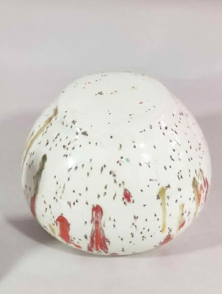 Photo of free MCM Splatterware trinket dish (Danforth and Greenwood) #3