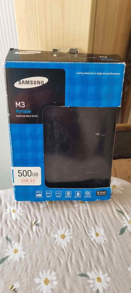 Photo of free Samsung500 GB external hard drive with usb cable. (Burntwood WS7) #1
