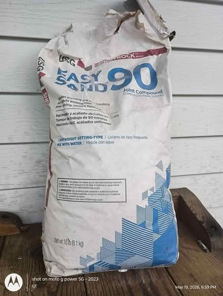 Photo of free 90 minute Dry Wall compound (73 Main Blvd, Ewing Twp.) #1