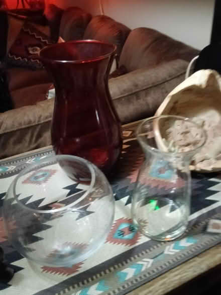 Photo of large glass vases (Meyerland) #1