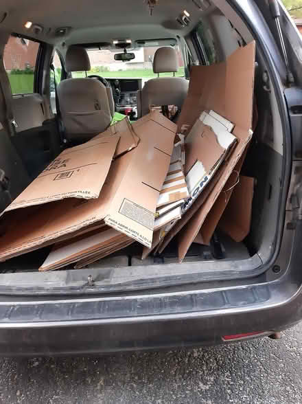 Photo of free flattened cardboard (Kanata) #1