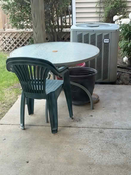 Photo of free Patio table (Irving Park and Bartlett Rd) #1